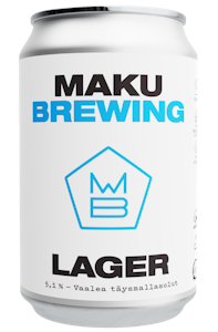 Maku Brewing Helles 5,1% 0,33l gluteeniton