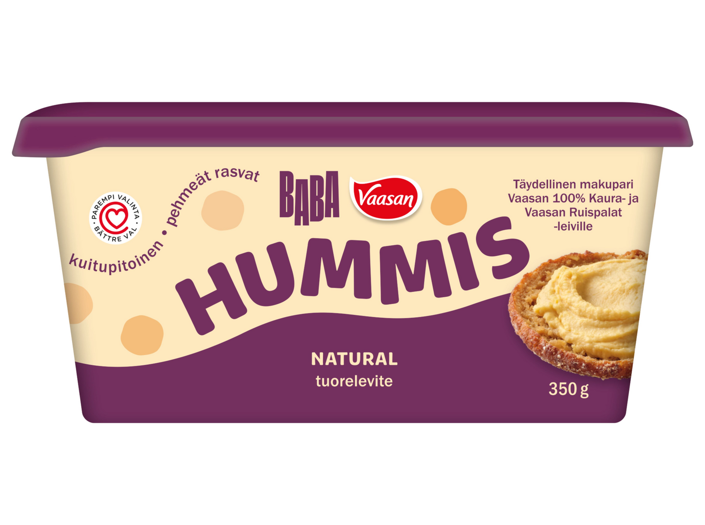 Baba HUMMIS 350G Natural tuorelevite