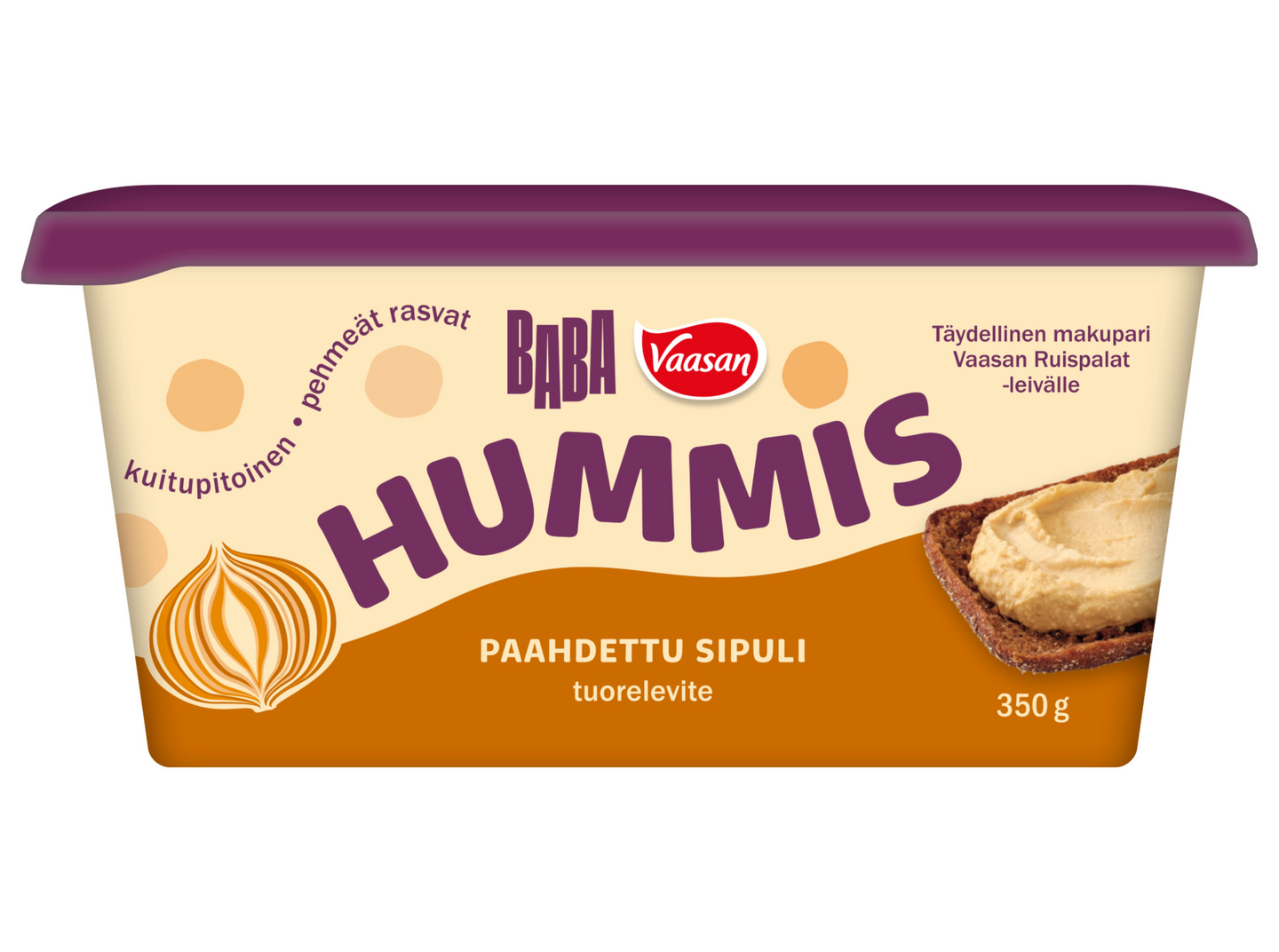 Baba HUMMIS 350g Paahdettu sipuli tuorelevite