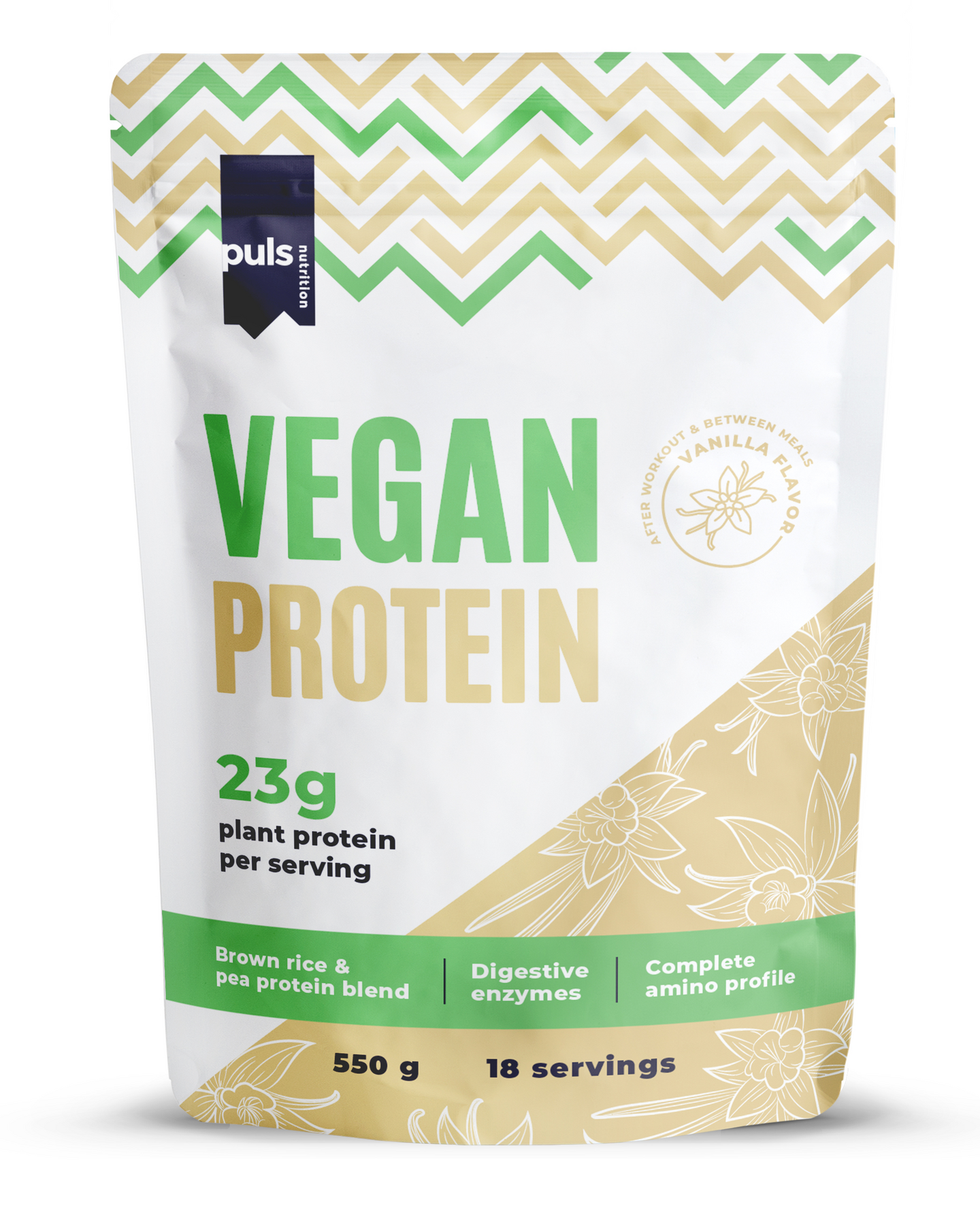 PULS Vegan protein 550g vanilja