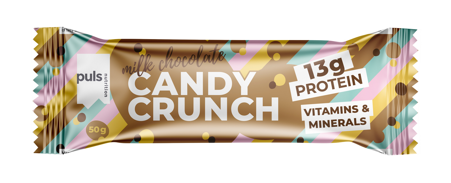 PULS Candy Crunch proteiinipatukka maitosuklaa 50g