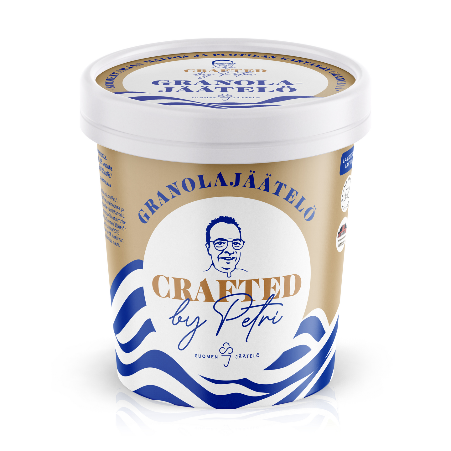 Crafted by Petri Granolajäätelö 500 ml