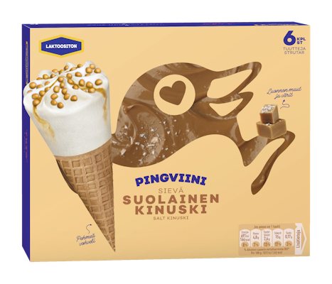 Pingviini tuutti 6x70g suolainen kinuski laktoositon