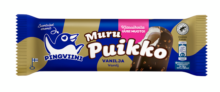 Pingviini Muru kermajäätelöpuikko Vanilja 40g/0,6dl