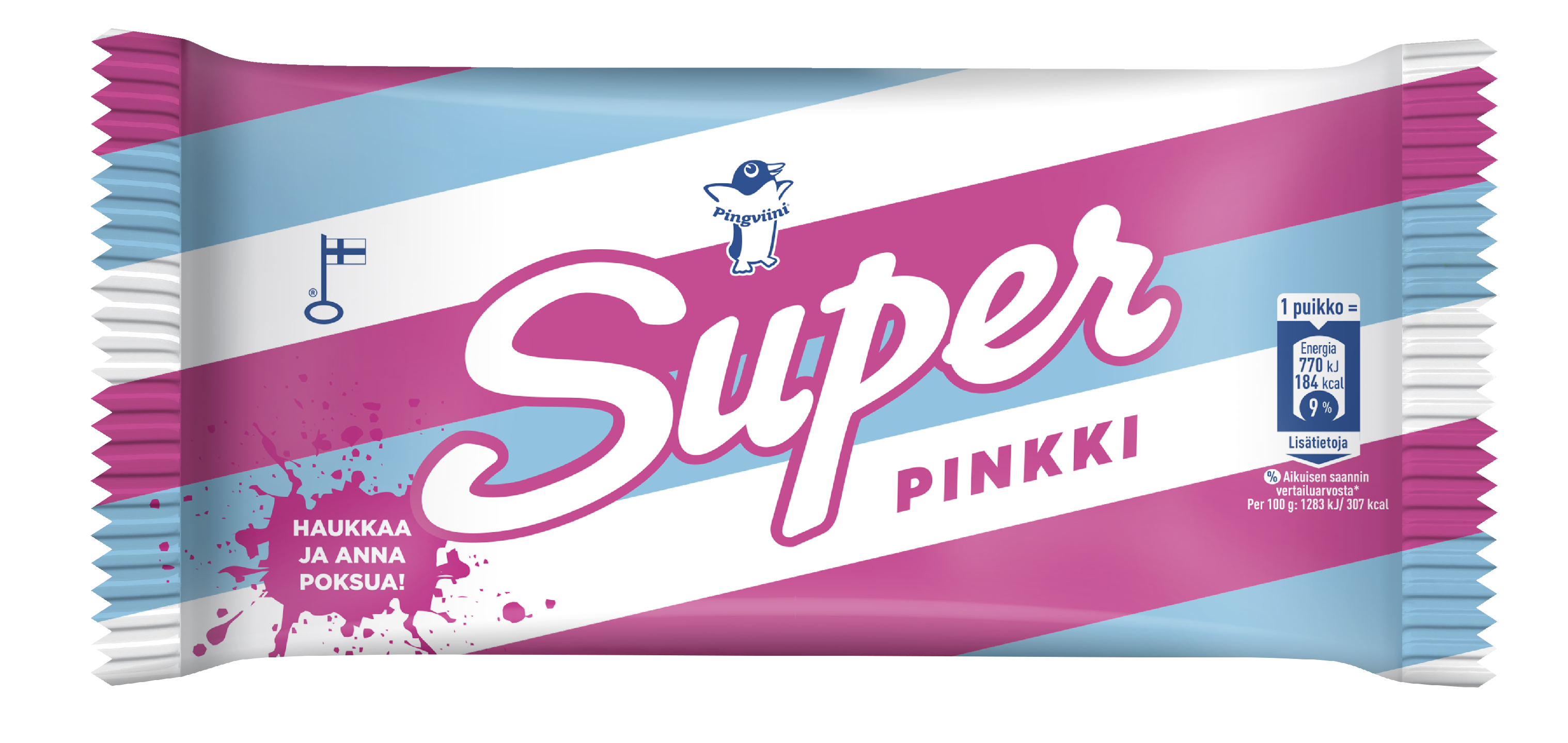 Super jäätelöpuikko Pinkki 60g