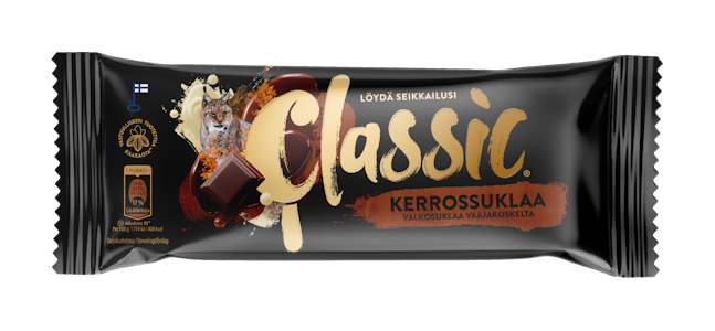 Classic 80g Kerrossuklaa jäätelöpuikko