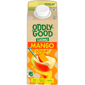 Oddlygood soygurt 750g mango luomu