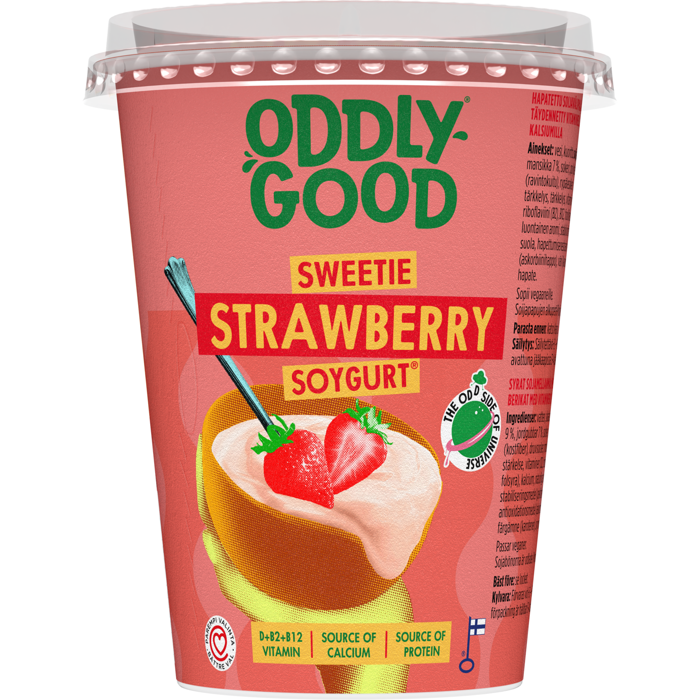 Oddlygood soygurt 400g mansikka