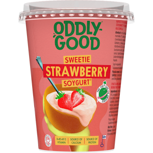 Oddlygood soygurt 400g mansikka