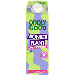 Oddlygood Wonder Plant kaura-soijajuoma 1l gluteeniton UHT