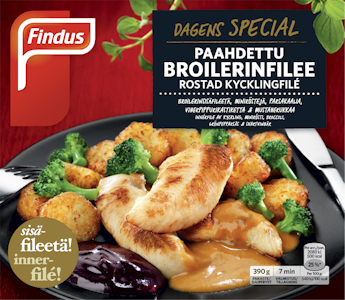 Findus Dagens Special 390g paahdettu broilerinfilee