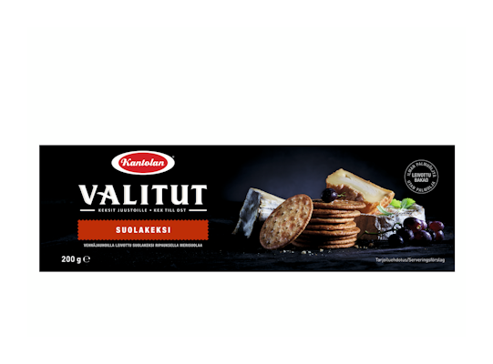 Kantolan Valitut 200g Suolakeksi