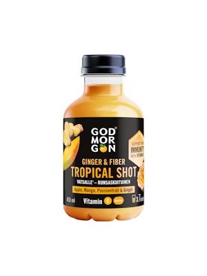 God Morgon mehushot 450ml inkivääri-kuitu-tropical