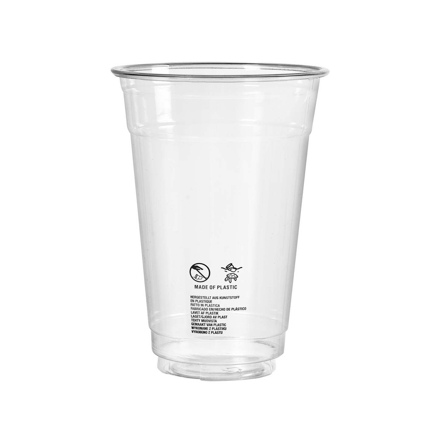 Duni muovimuki 12kpl 53cl kirkas bio rPET