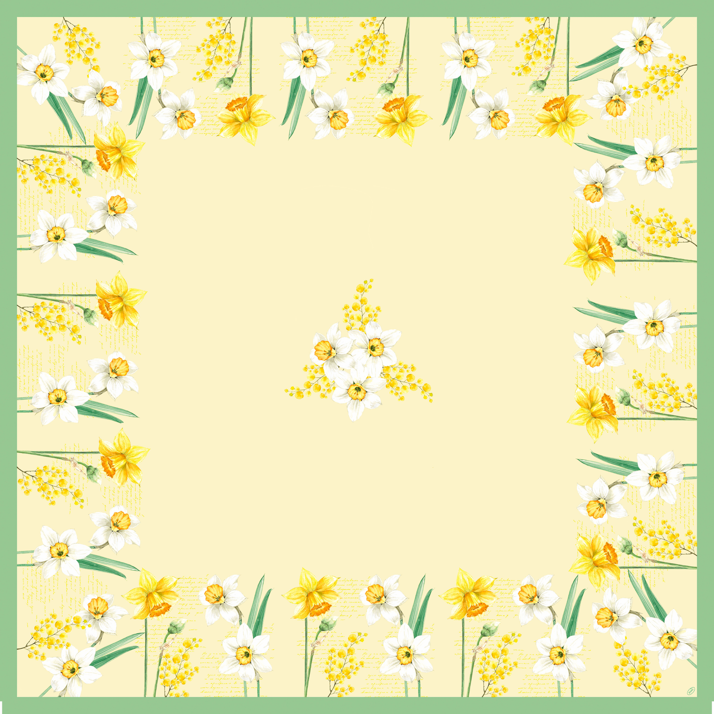 Dunicel kateliina 84x84cm Spring Daffodil