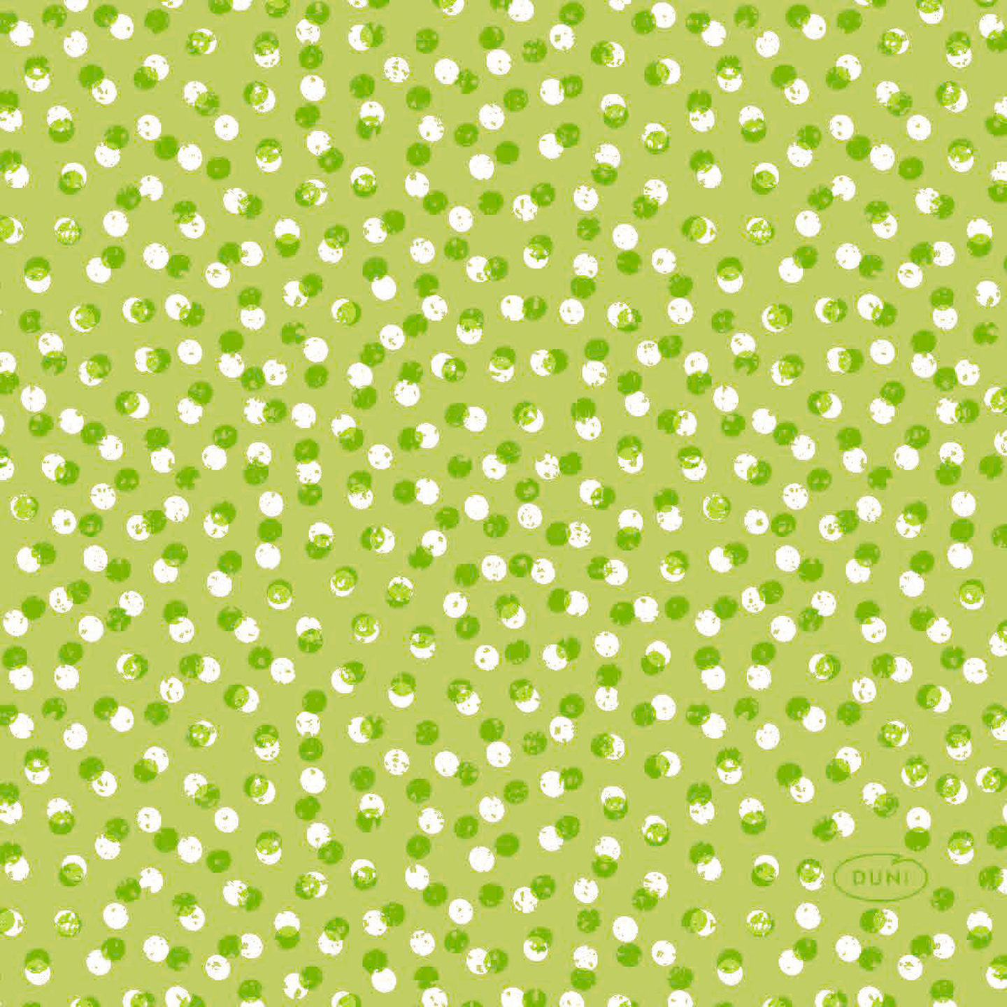 Duni lautasliina 24cm 20kpl Playful dots kiwi
