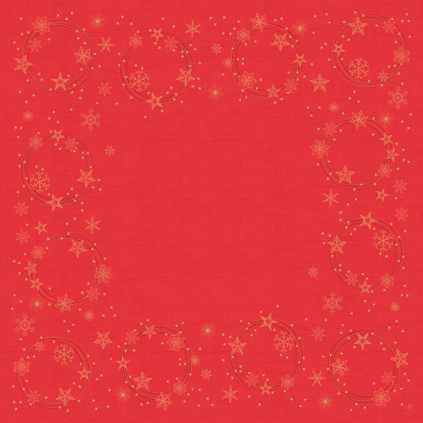 Duni Dunisilk Star Shine kateliina punainen 84x84cm 20kpl