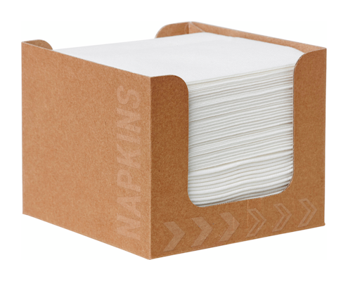 Duni Bio Dunisoft lautasliina annostelijassa valkoinen 20x20cm 50kpl