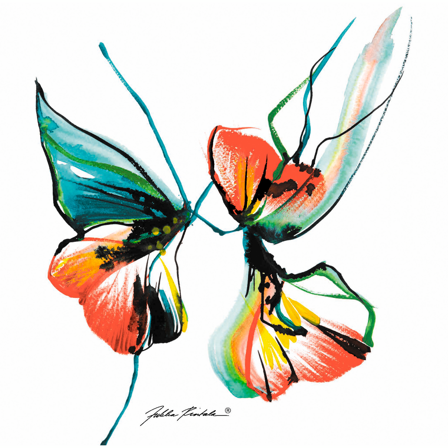 Dunisoft Jukka Rintala lautasliina 40cm 12kpl Fantasia