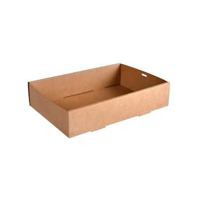 Biopak Glance rasia ruskea kartonki 7200ml 359x252x80mm 100kpl