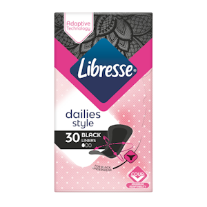 Libresse pikkuhousunsuoja 30kpl Regular Black