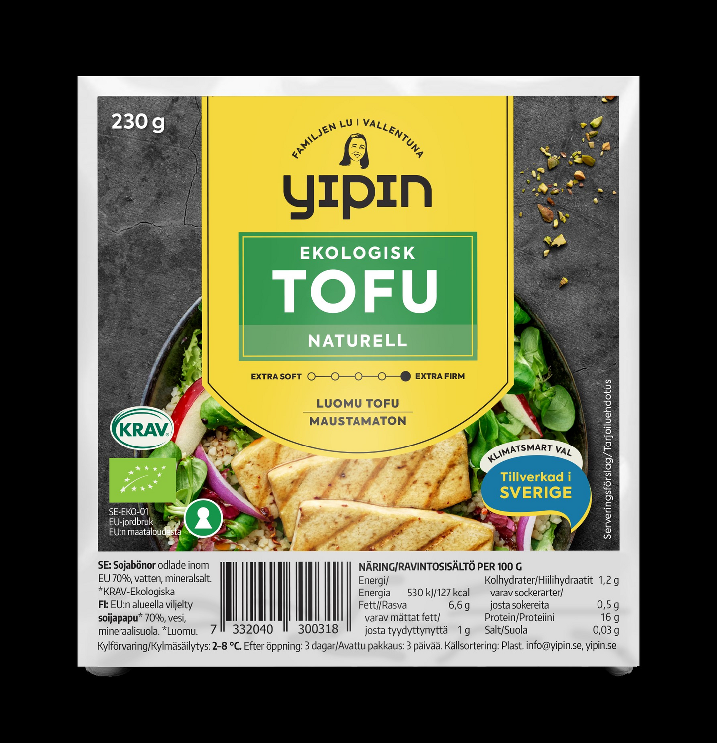 YipinTofu maustamaton luomu 230g