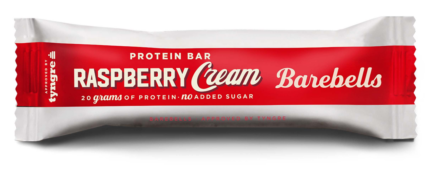 Barebells Raspberry Cream proteiinipatukka 55g