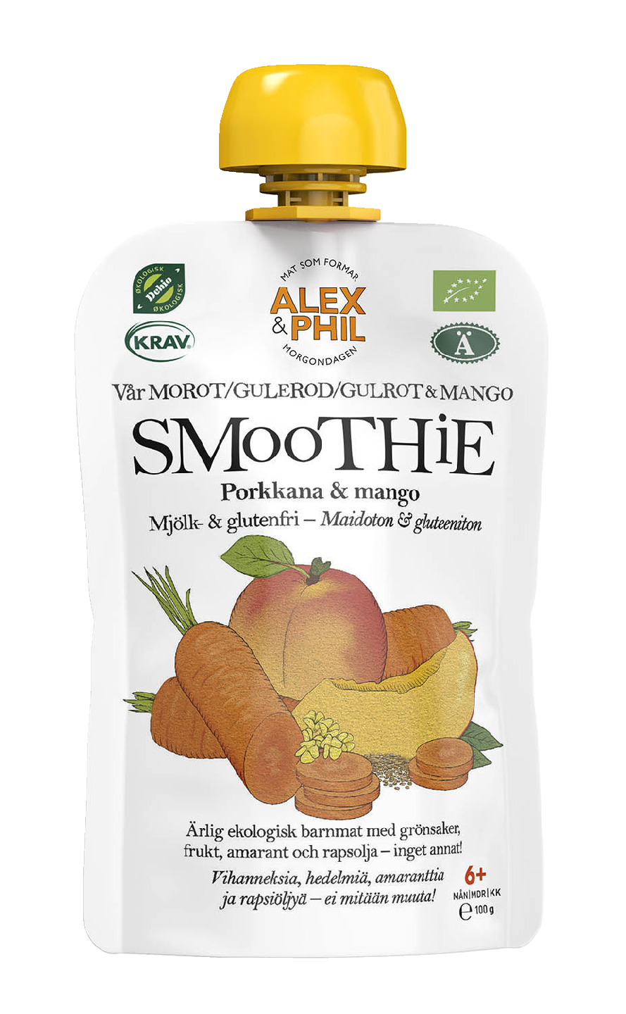 Alex & Phil Luomu Smoothie porkkana & mango 6kk + — HoReCa-tukku Kespro