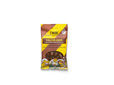 Tweek Easter Eggs maitosuklaapäällyisteiset banaanitoffeerakeet 85g