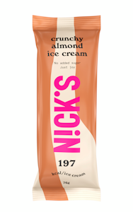 Nick's jäätelöpuikko 76g crunchy almond