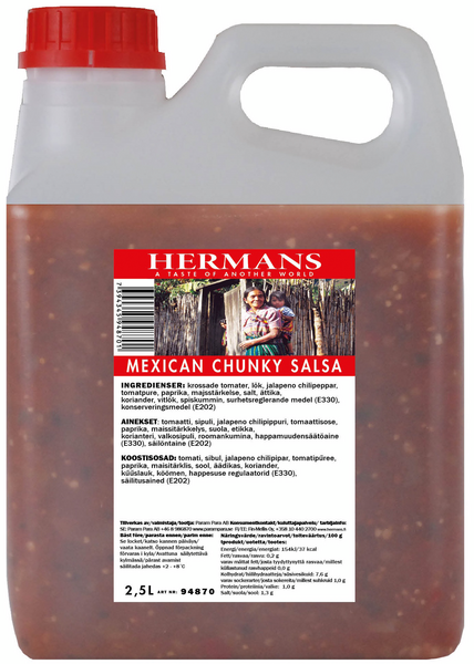 Hermans Mexican chunky salsa 2,5l