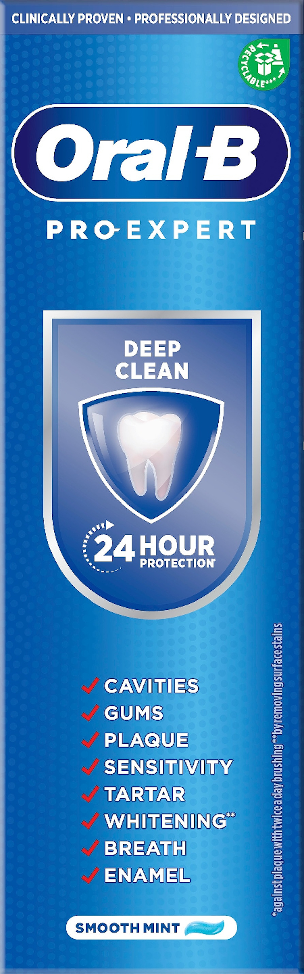 Oral b hammastahna 75ml pro expert deep clean horeca tukku kespro