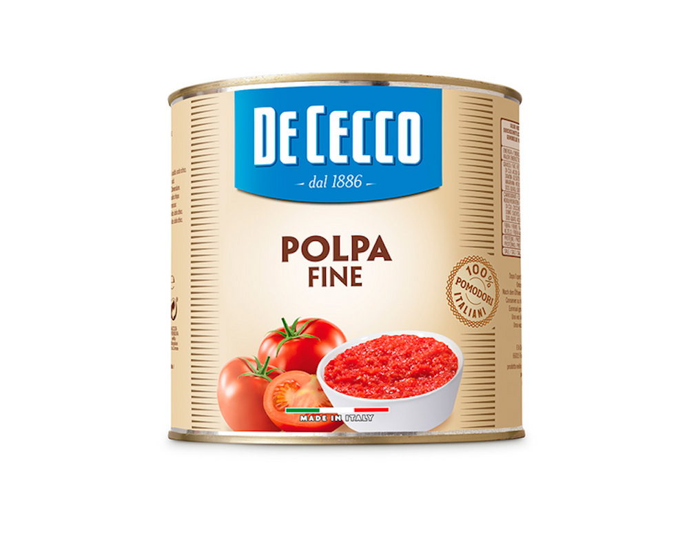 De Cecco Polpa Fine tomaattimurska 2,5kg — HoReCa-tukku Kespro