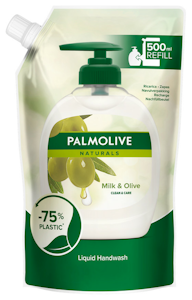 Palmolive Naturals nestesaippua 500ml Olive Milk täyttöpussi