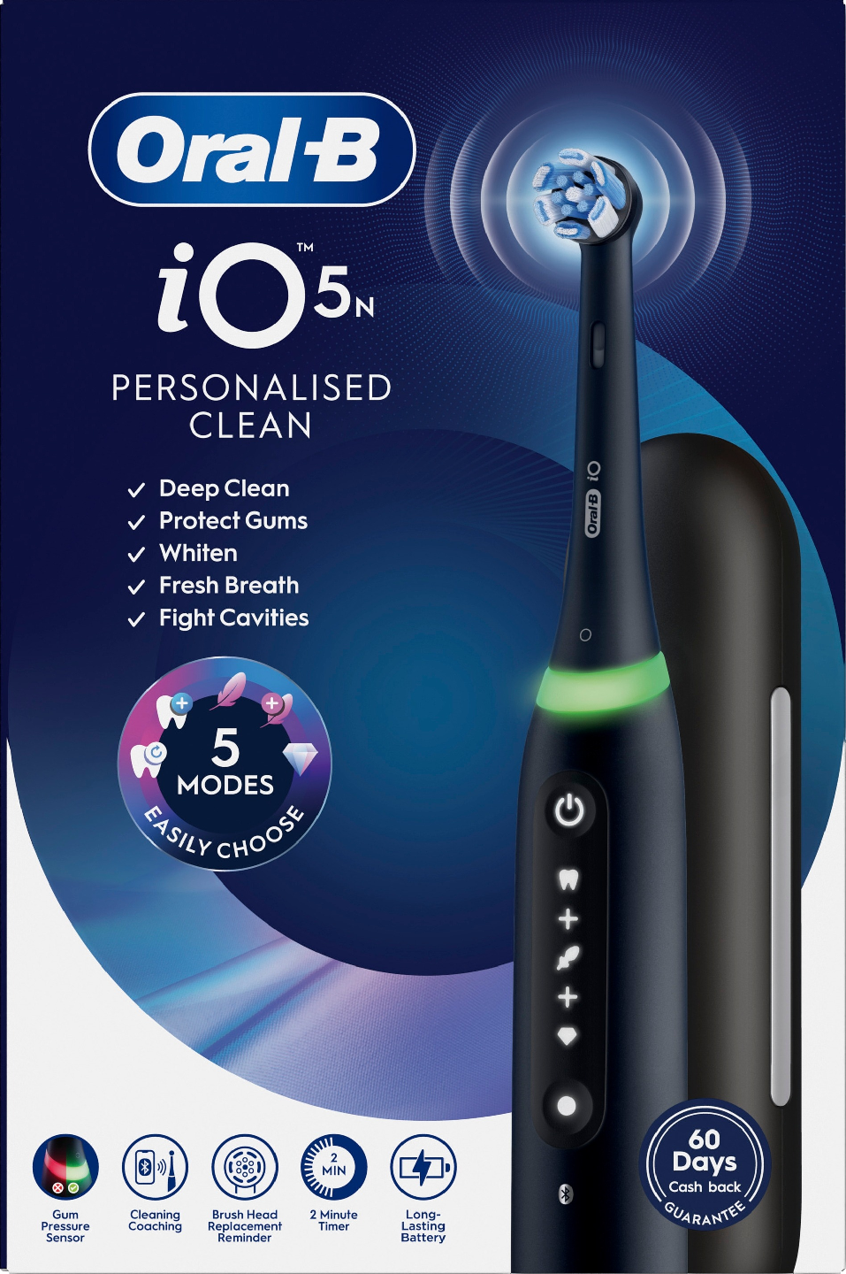 Oral-B iO5N Matt Black -sähköhammasharja
