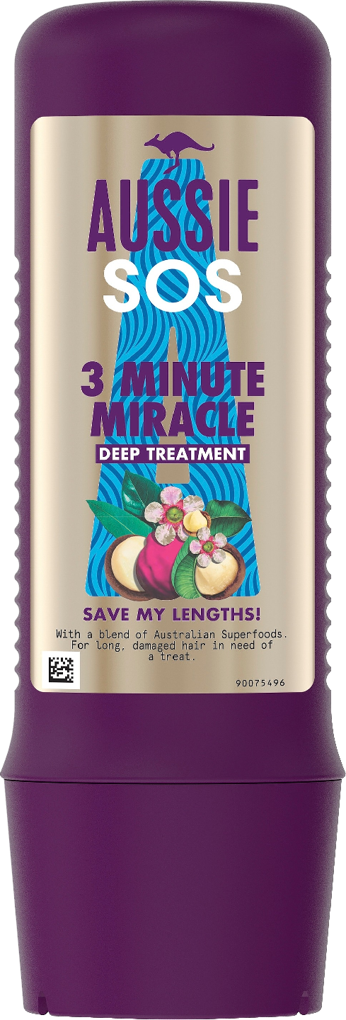 Aussie tehohoito 225ml SOS 3 Minute Miracle Save My Lengths