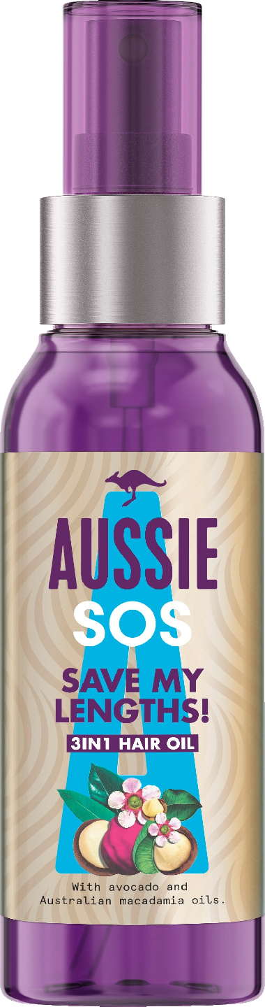 Aussie hiusöljy 100ml SOS Save My Lengths 3in1