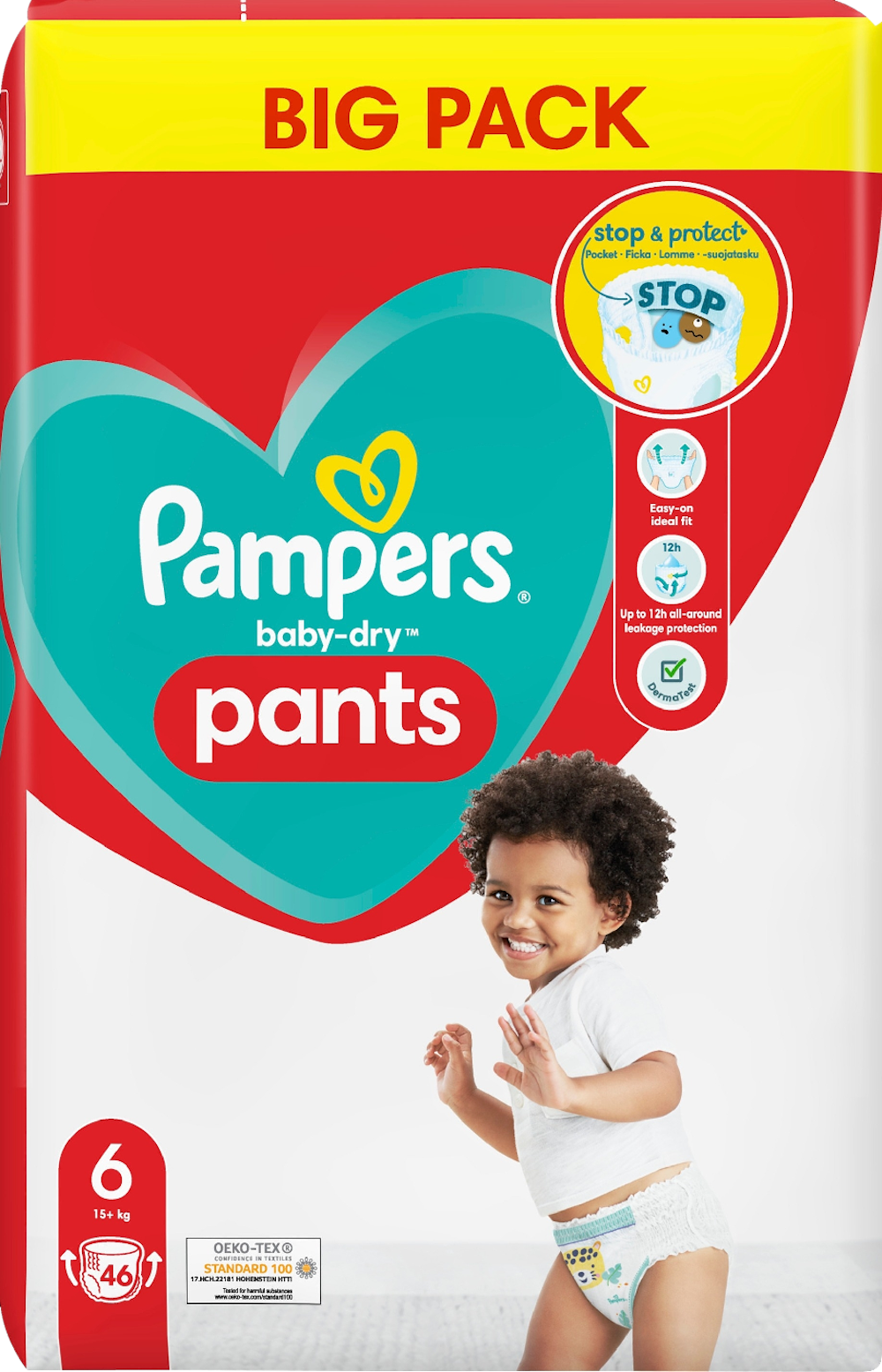Pampers Housuvaippa 46kpl Baby Dry Pants S6 15 kg Big Pack HoReCa 