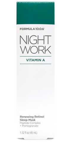 Formula 10.0.6 Night Work Sleep Mask yökasvonaamio 45ml Vitamin A
