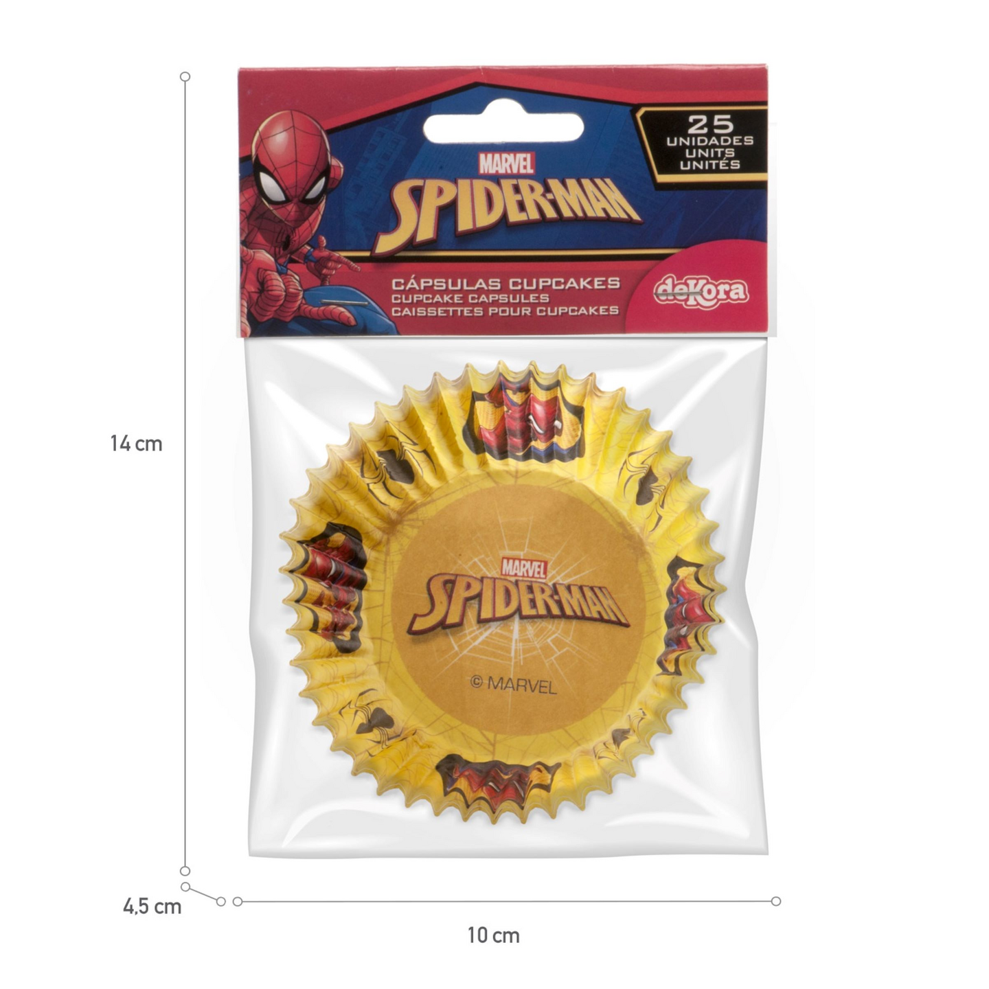Spiderman muffinssivuoka 25kpl