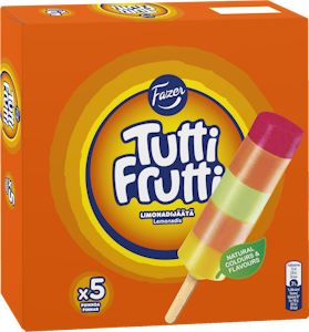 Fazer TuttiFrutti limonadijääpuikko 5x70g