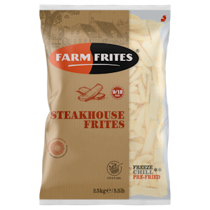 Farm Frites Pommes Frites Steakhouse 9x18mm 2500g pakaste