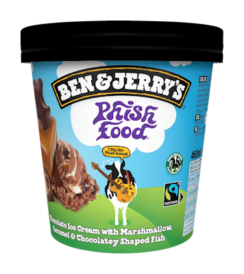Ben & Jerry's 465ml Pint Phish Food