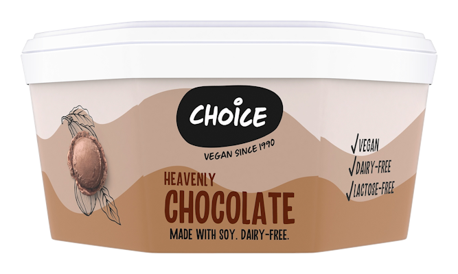 Choice 750ml Heavenly Chocolate with chocolate sauce