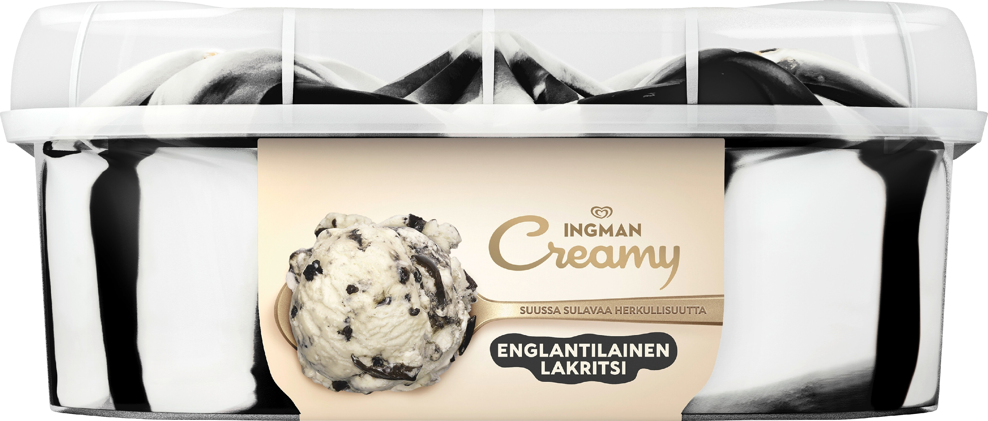 Ingman Creamy 0,85L Englantilainen lakritsi jäätelö