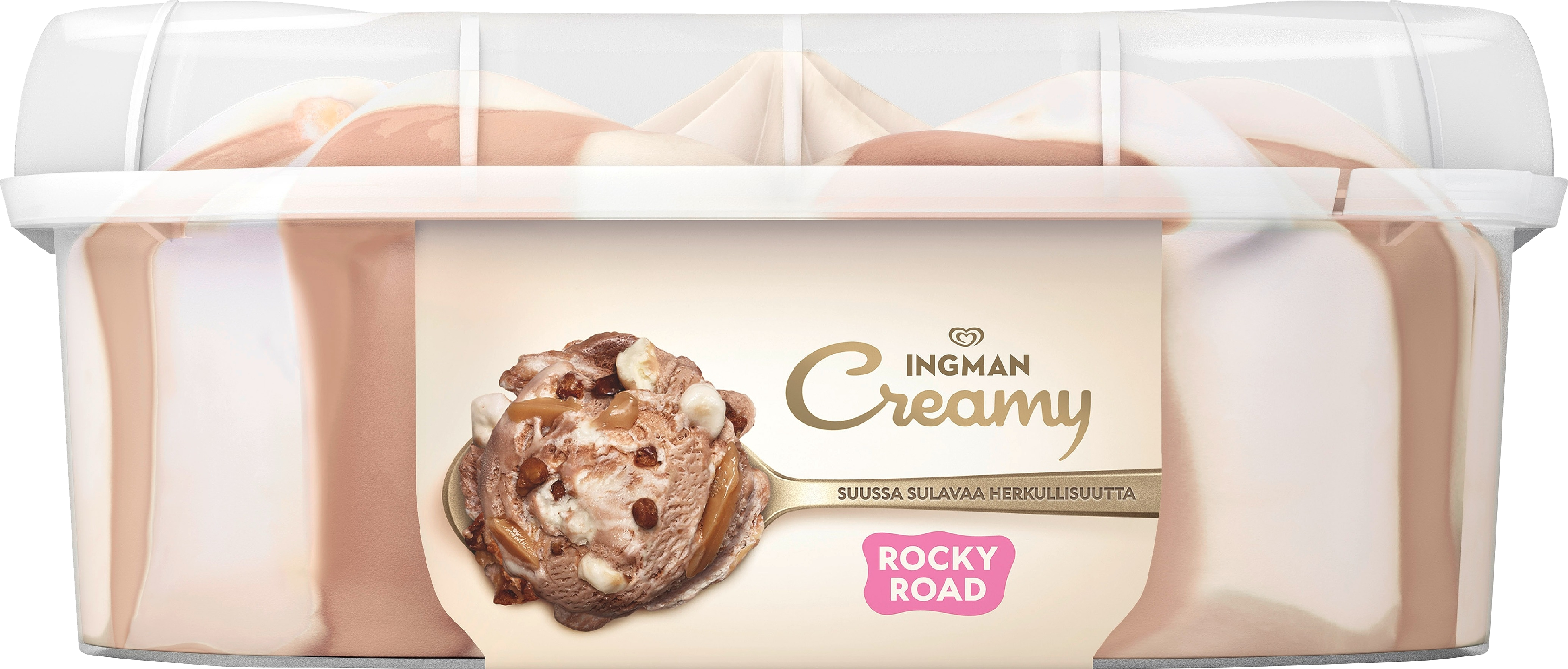 Ingman Creamy 850ml rocky road jäätelö