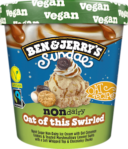 Ben & Jerry's Sundae Non-Dairy Oat of this Swirled Jäätelö 427ml/ 342g