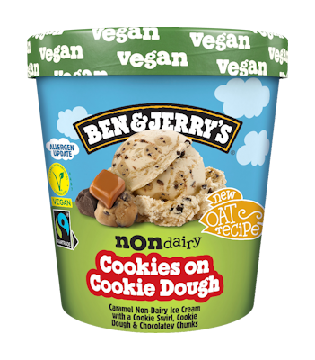 Ben & Jerry's Non-Dairy Cookies on Cookie Dough Jäätelö 465 ml/414g