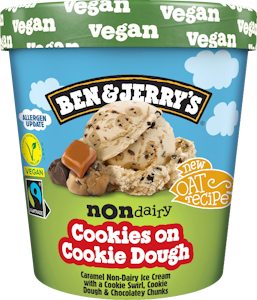 Ben & Jerry's Non-Dairy Cookies on Cookie Dough Jäätelö 465 ml/414g