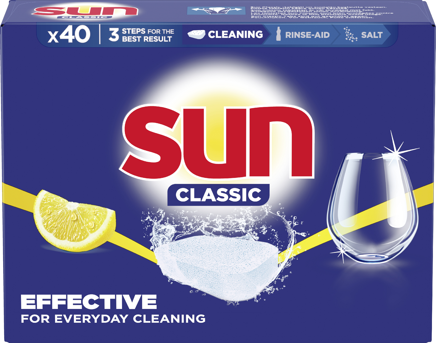 Sun konetiskiainetabletti 40kpl Lemon